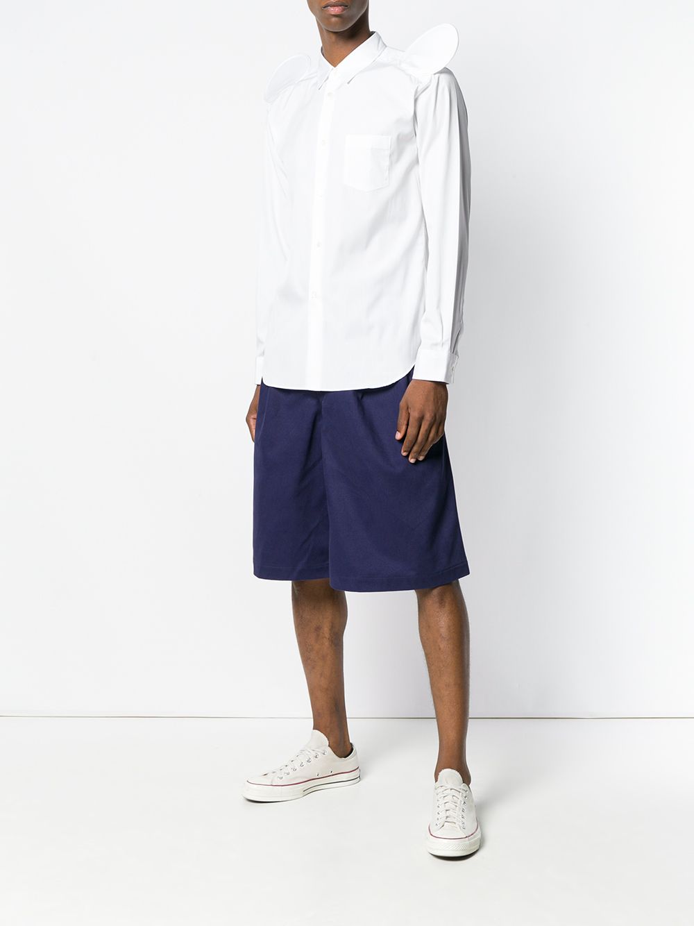 фото Comme des garçons shirt boys wide-leg tailored shorts