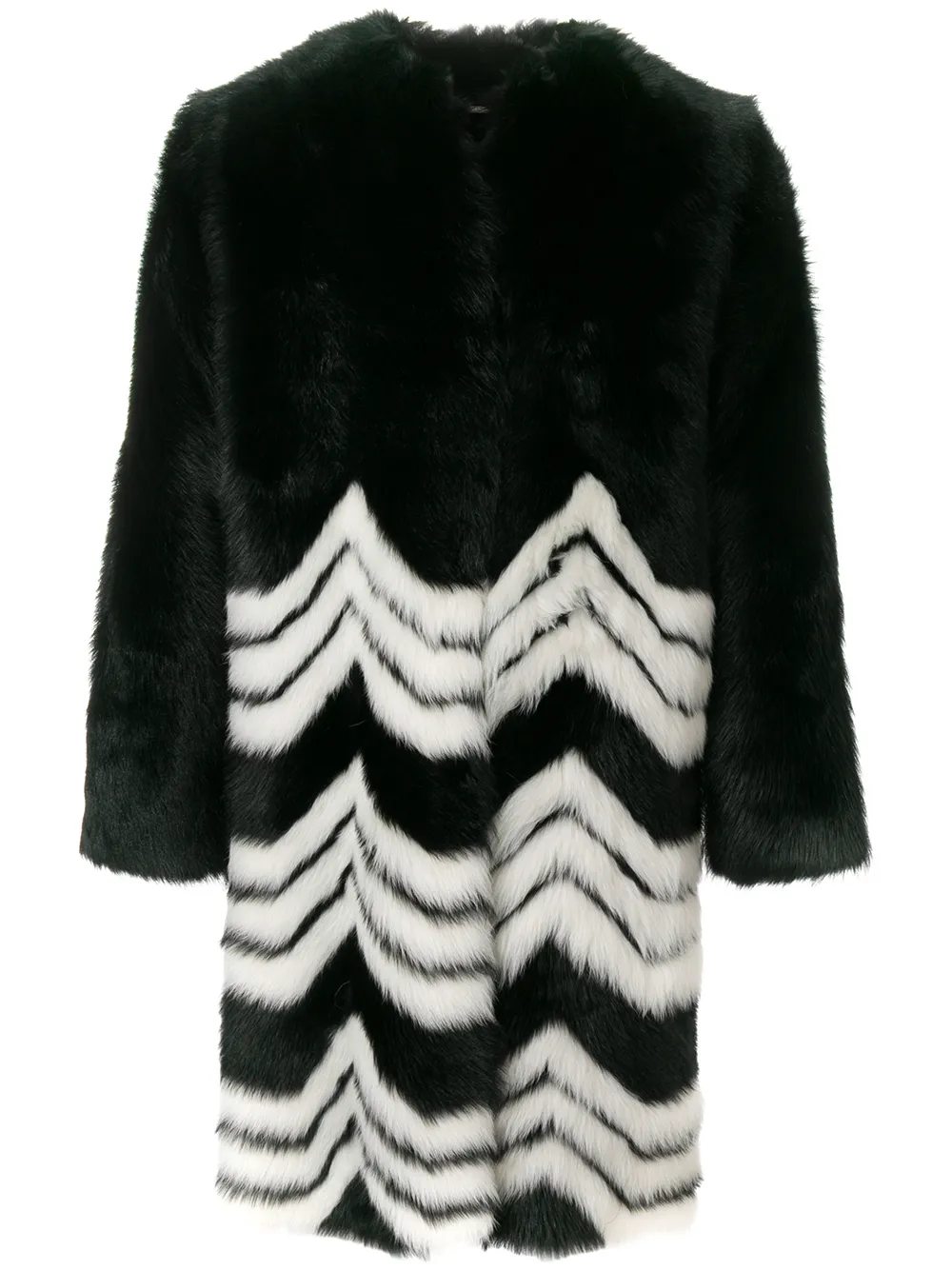 Givenchy chevron jas Zwart