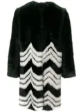 Givenchy chevron coat - Black