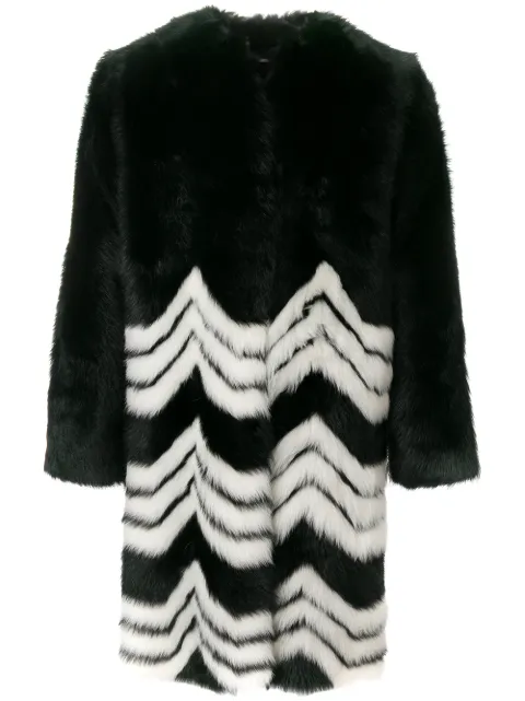 Givenchy chevron coat