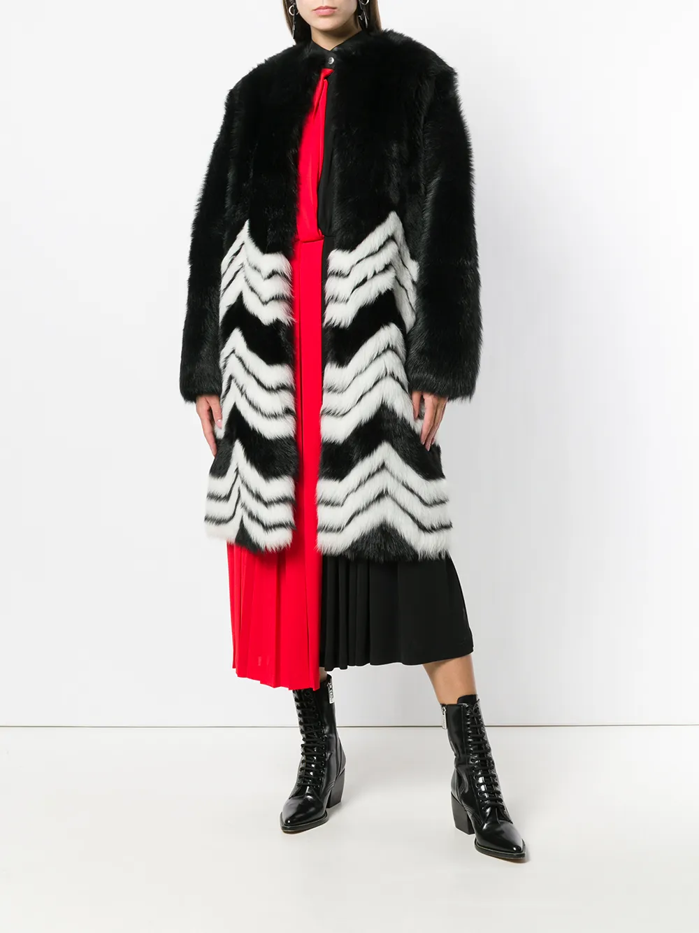 Givenchy chevron jas Zwart