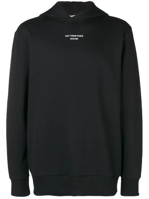 Drôle De Monsieur slogan hoodie