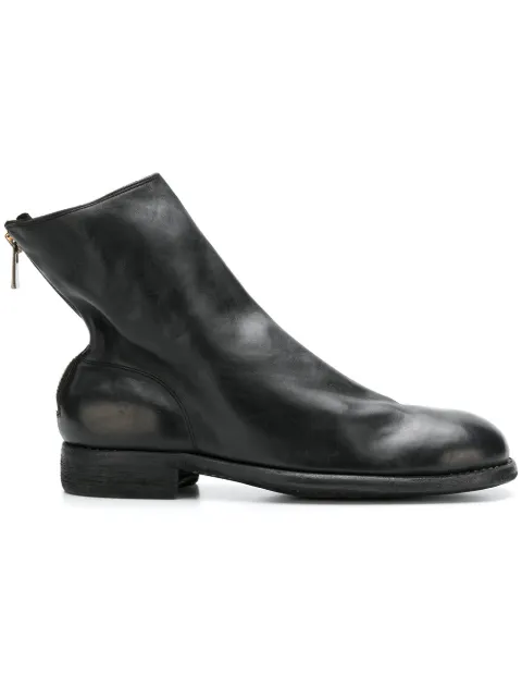 Guidi rear zip boots