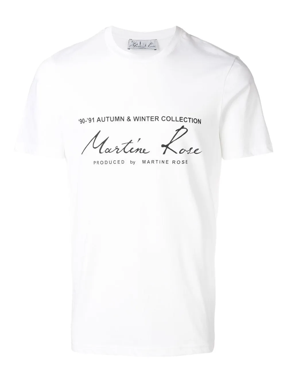 Martine Rose printed logo T-shirt | White | Image 1