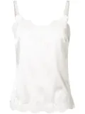 Dolce & Gabbana lace-detail satin camisole top - White