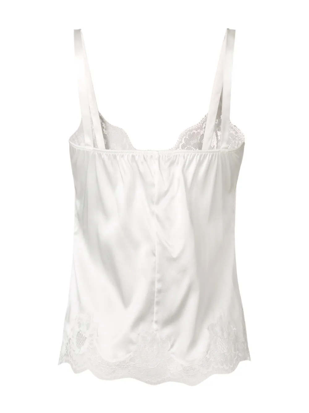 Dolce & Gabbana lace-detail Satin Camisole Top - Farfetch