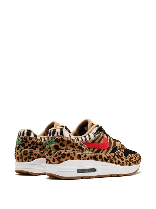 Nike Air Max 1 PRM Denim Leopard Sneakers - Farfetch