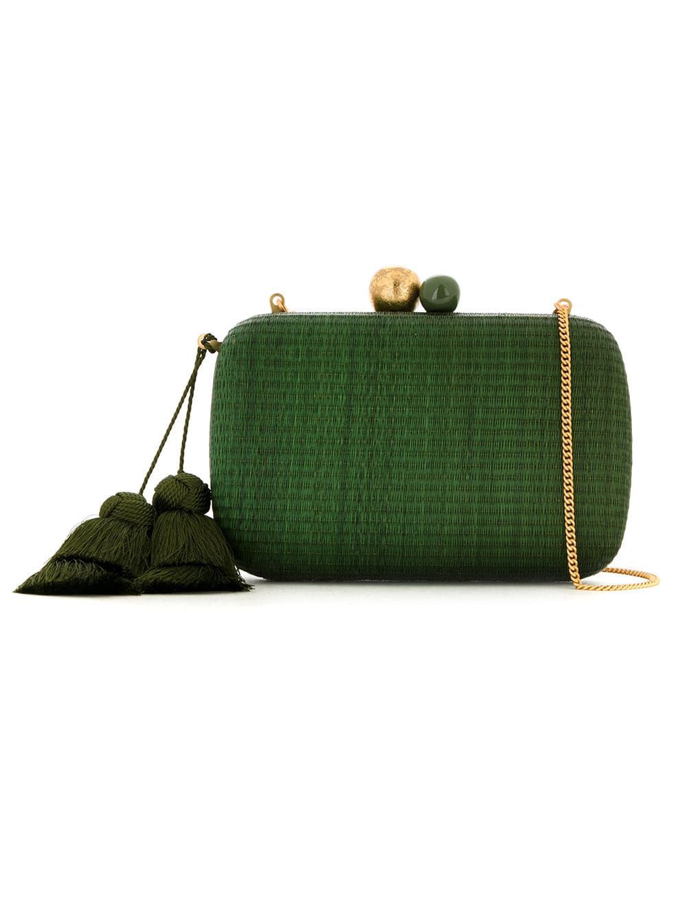 фото Isla raffia clutch