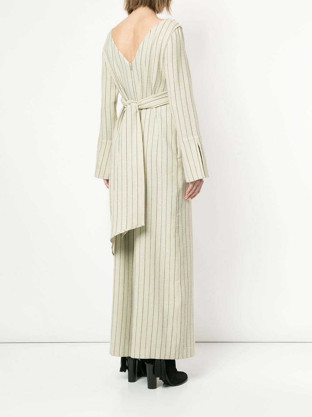 фото Muller Of Yoshiokubo cache coeur striped jumpsuit