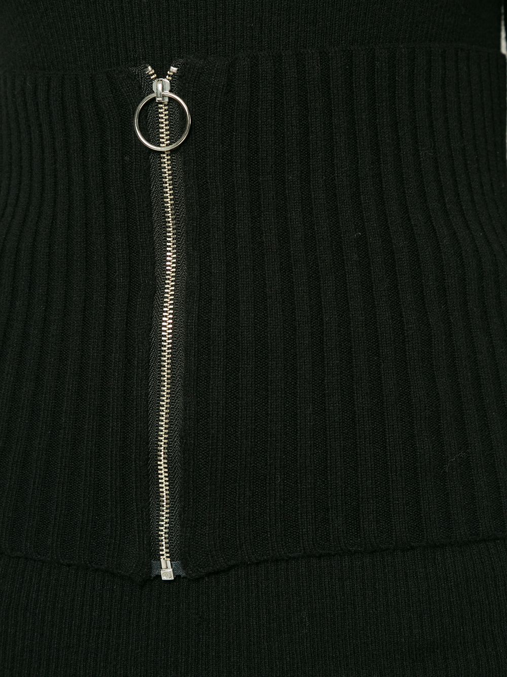 фото Muller Of Yoshiokubo zip-detail fitted sweater