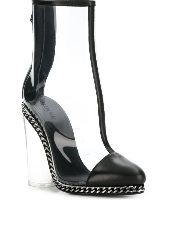 ankle boot transparente