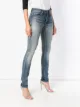 Saint Laurent stonewashed high-rise skinny jeans