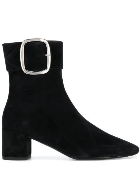 Saint Laurent Joplin 50mm buckle detail boots