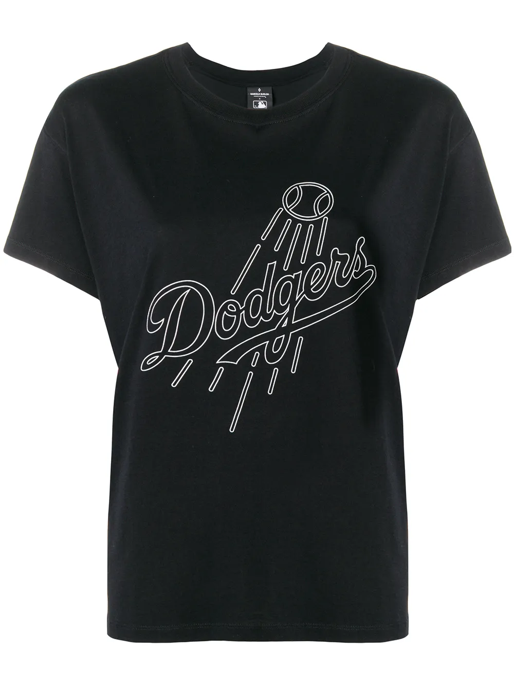 COUNTY OF MILAN T-shirt Dodgers con scritta - Nero