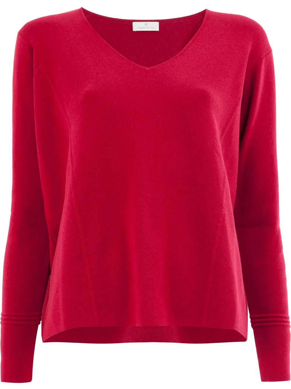 Maison Ullens Swe027swe 466 Rosso Cashmere In Red