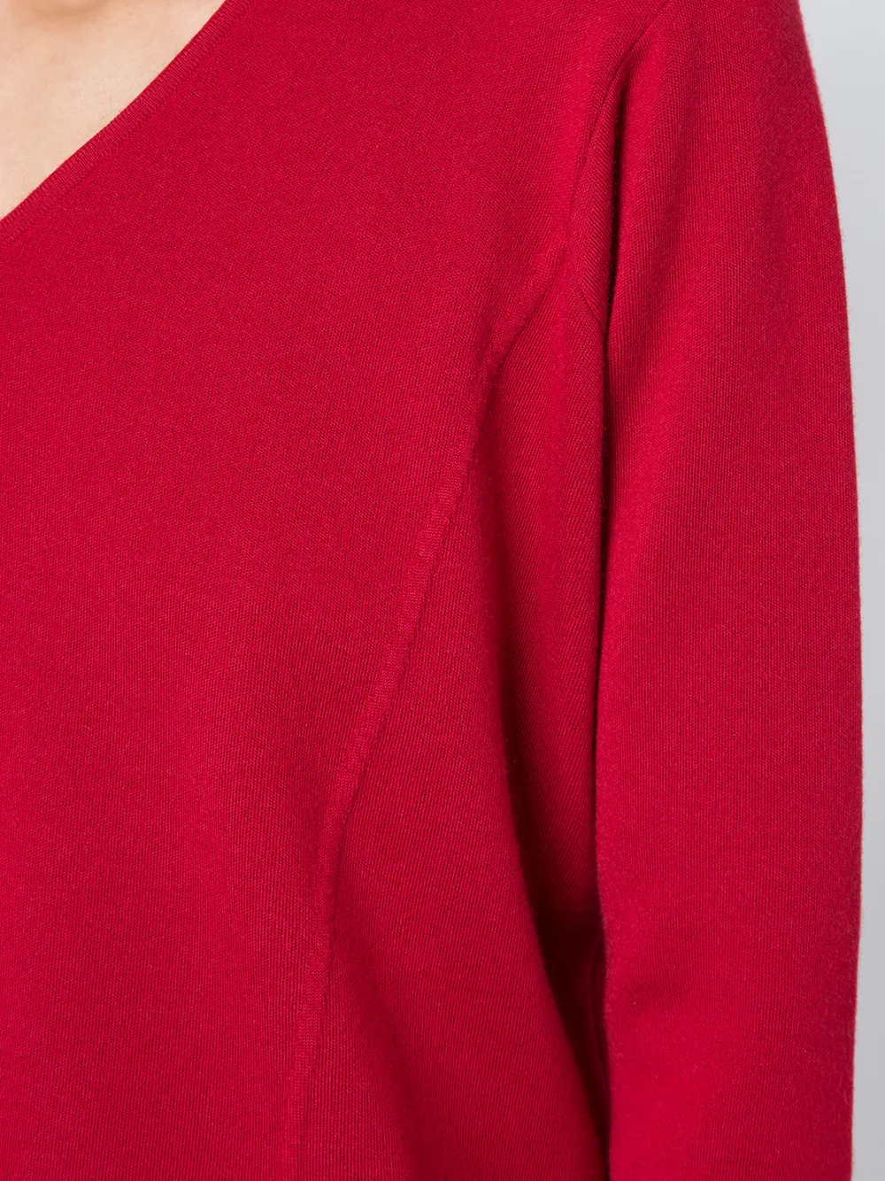 Maison Ullens Swe027swe 466 Rosso Cashmere In Red