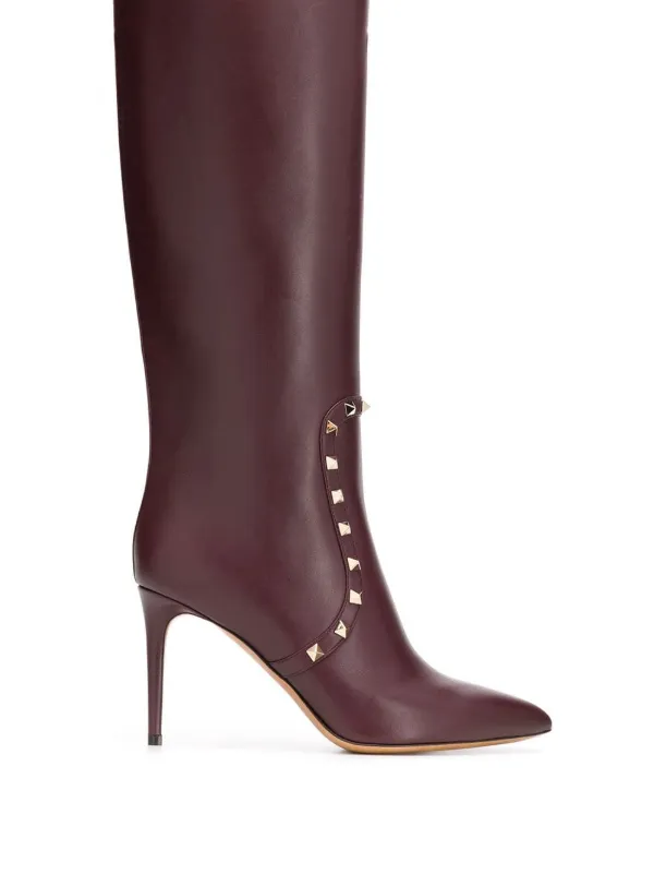 valentino garavani rockstud booties