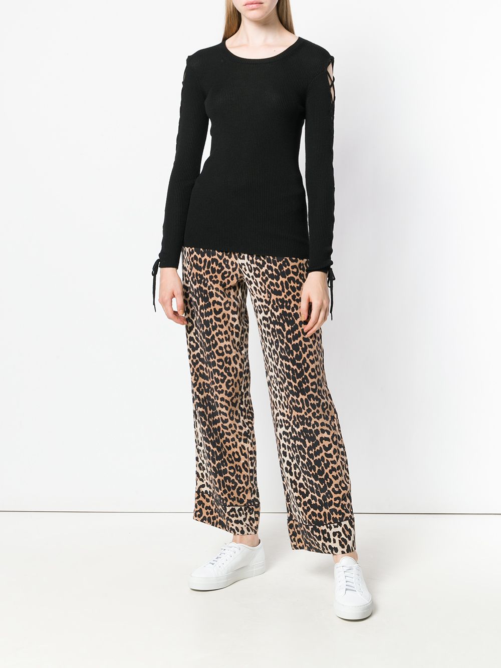 P.A.R.O.S.H. laced sleeves knitted top | Knitted Tops | Image 2