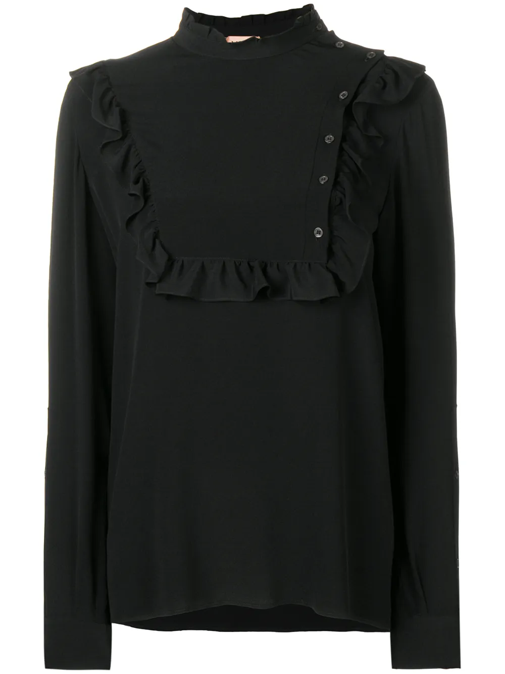 Nº21 ruffle trim blouse | Black | Image 1