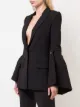 Prabal Gurung Schmaler Blazer mit Glockenärmeln