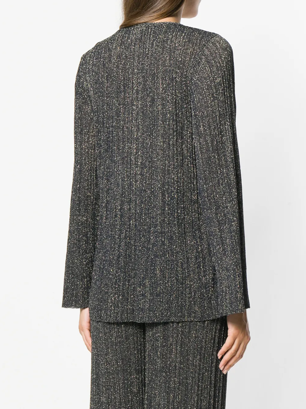 Missoni metallic blouse met lange mouwen Blauw