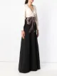 Gucci contrast bow-tied maxi dress