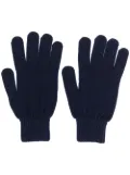 Paul Smith knitted fitted gloves - Blue