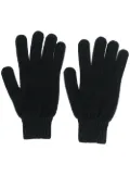 Paul Smith fitted knitted gloves - Black