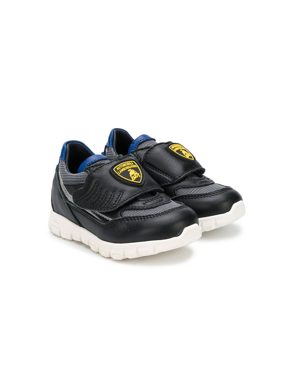 Bumper Babies' Lamborghini Patch Sneakers In 黑色