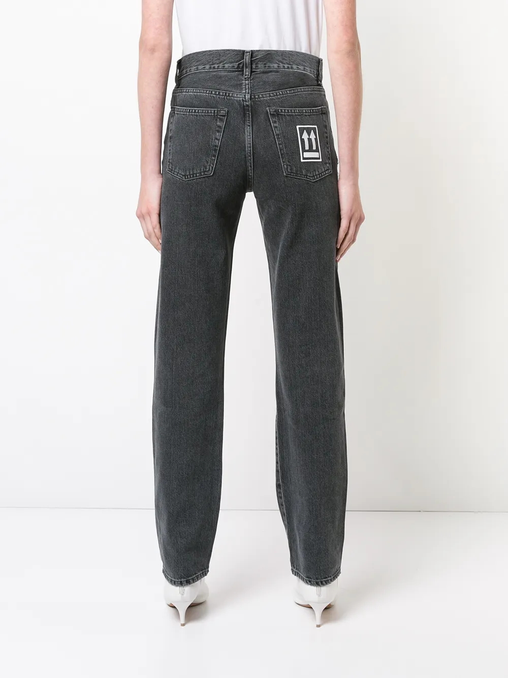 фото Off-white прямые джинсы