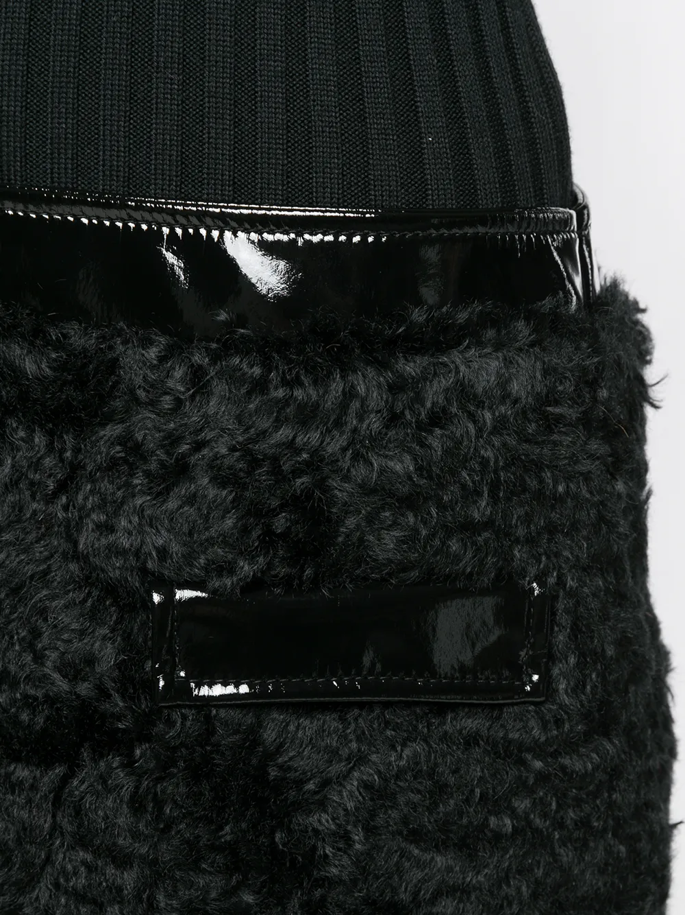 Moschino tweedelige gebreide jurk Zwart