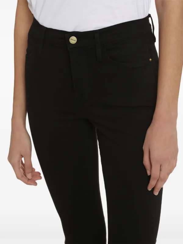 FRAME Le High フレアジーンズ レディース ブラック FRAME Le High Flared Jeans | Black | FARFETCH