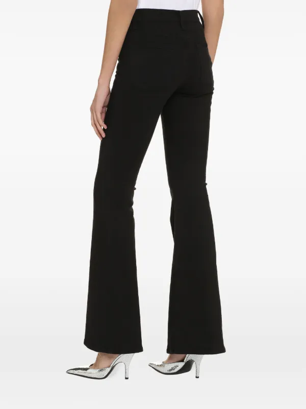 FRAME Le High フレアジーンズ レディース ブラック FRAME Le High Flared Jeans | Black | FARFETCH