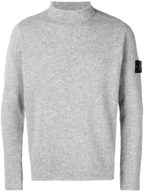 stone island mock neck jumper