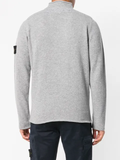stone island mock neck jumper