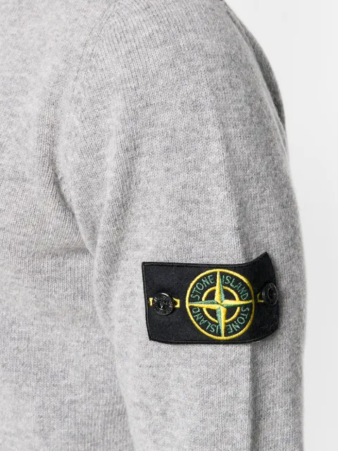 stone island mock neck jumper