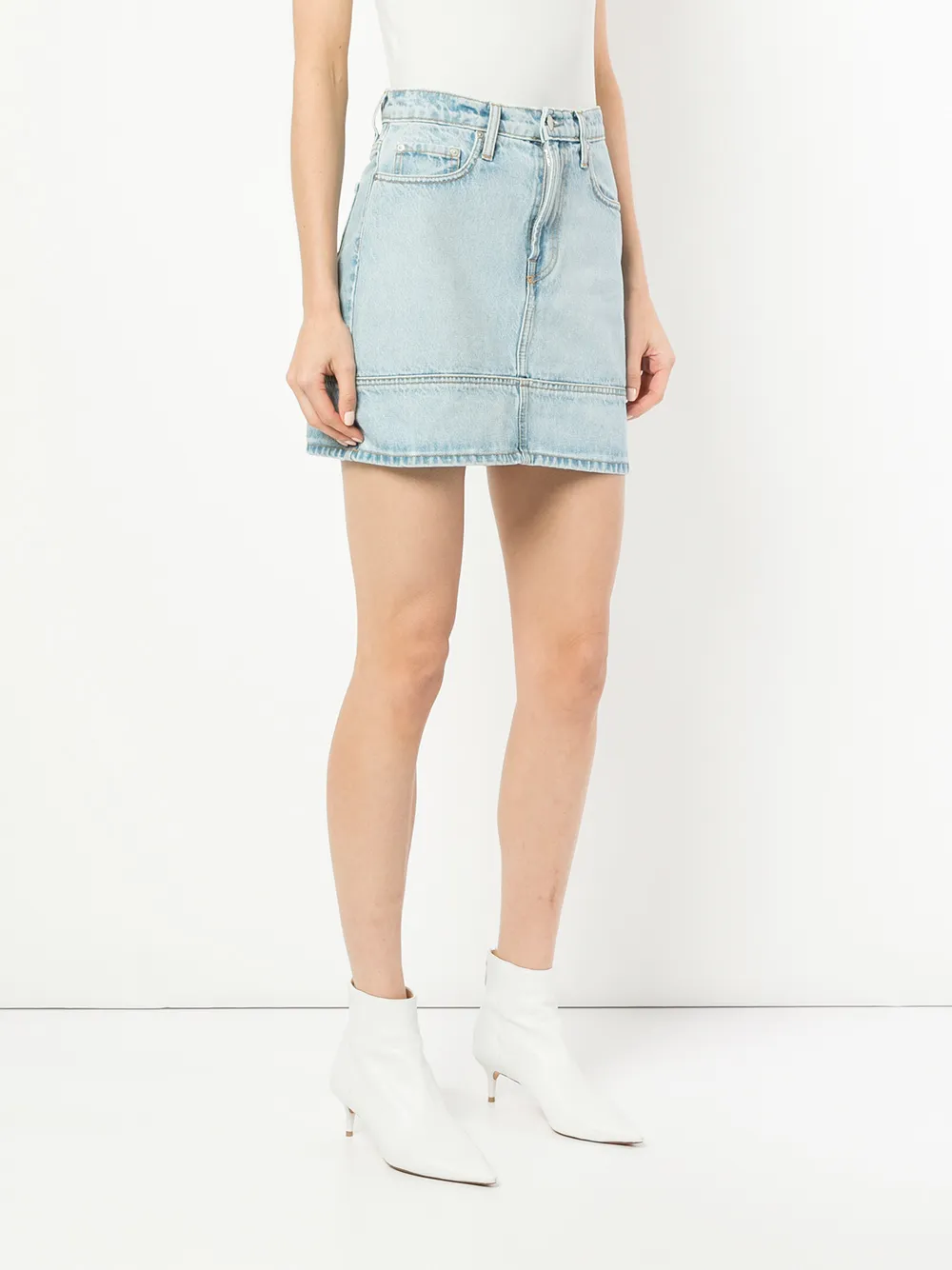 фото Nobody denim джинсовая юбка мини 'seam'