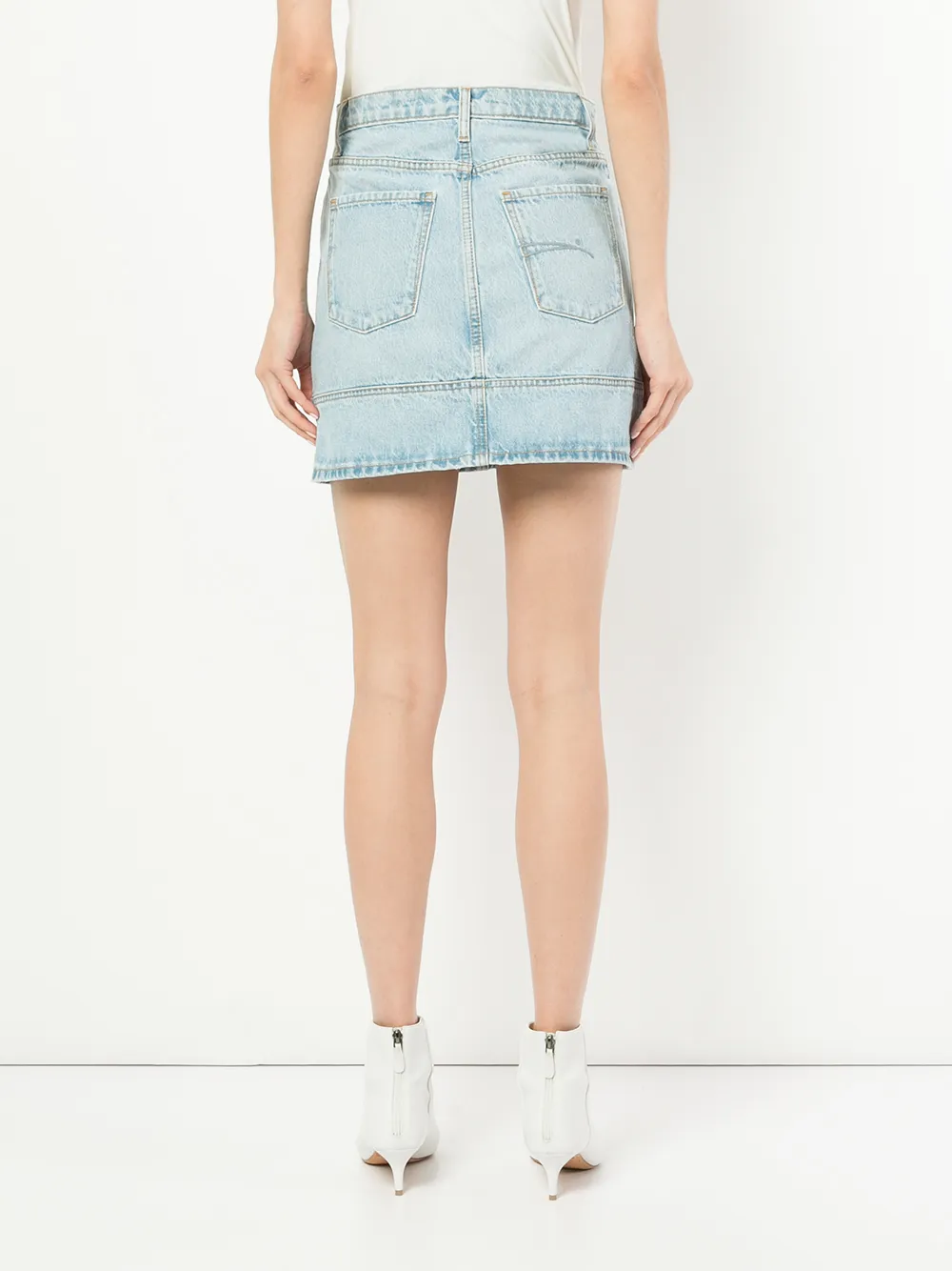 фото Nobody denim джинсовая юбка мини 'seam'