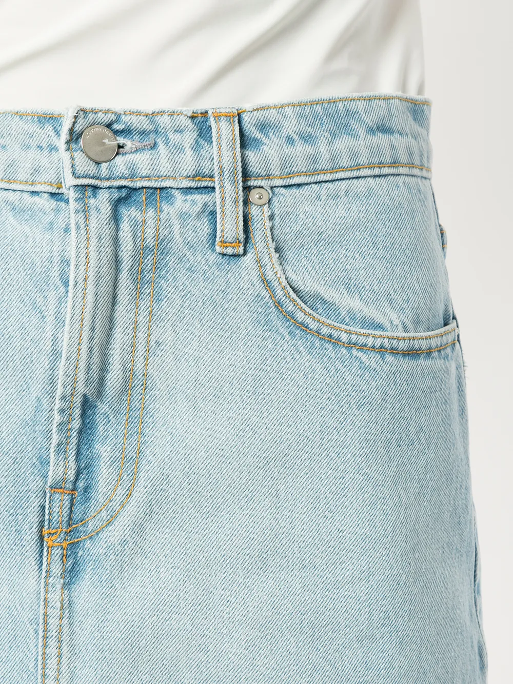 фото Nobody denim джинсовая юбка мини 'seam'
