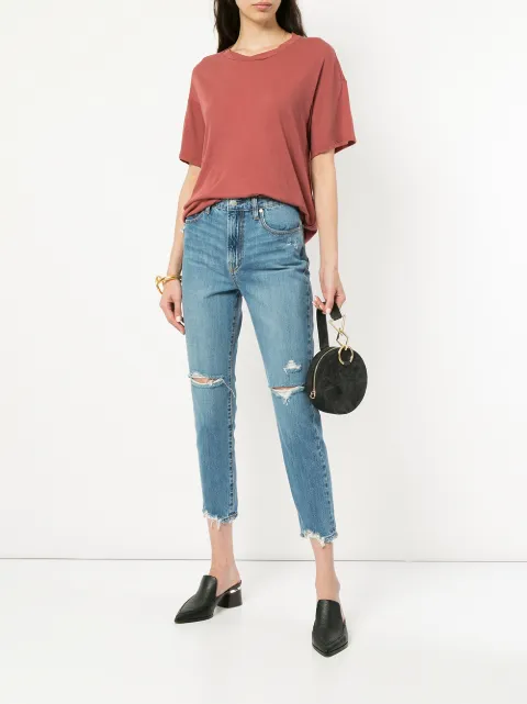 NOBODY DENIM NOBODY DENIM LOOSE FIT T-SHIRT - RED
