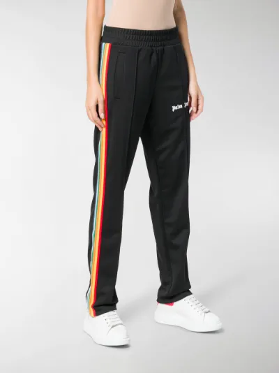 Palm Angels rainbow stripe track pants 