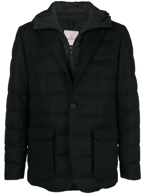 moncler padded blazer
