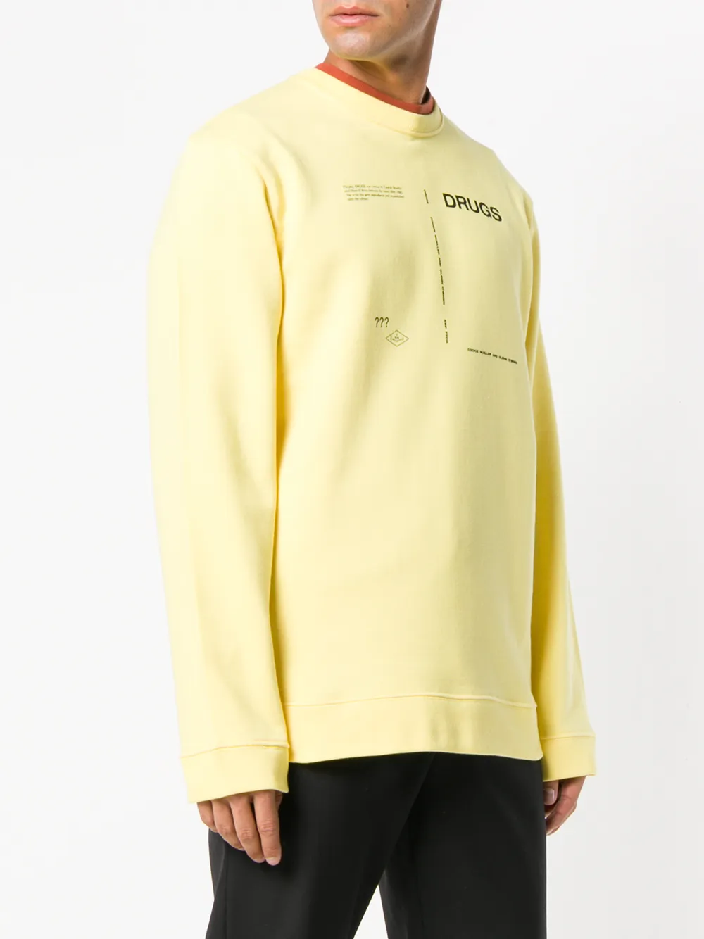 Raf simons top drugs sweatshirt