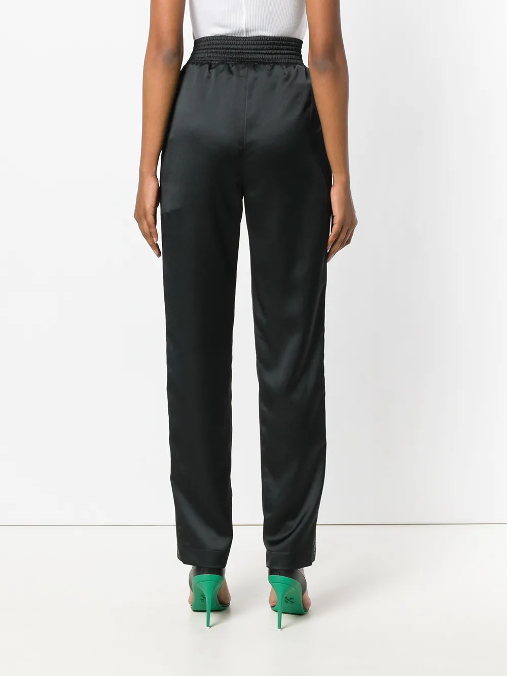 Off-White high waist broek Zwart