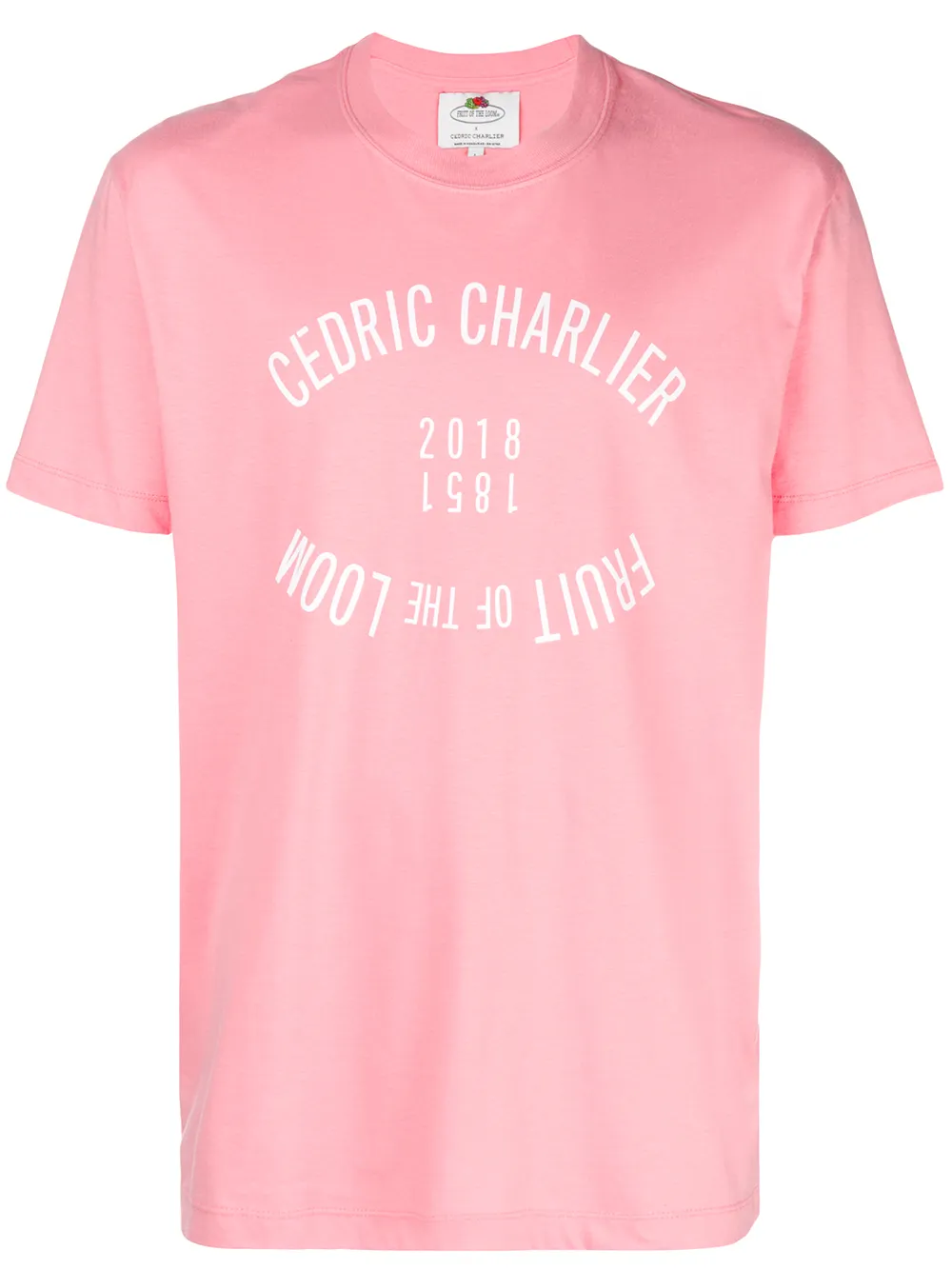 Cedric Charlier Cedric Charlier X Fruit Of The Loom Printed Logo T