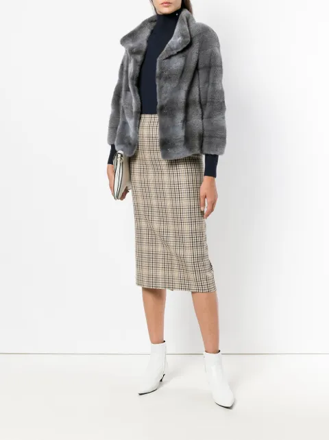 CARA MILA CARA MILA MIDIRA JACKET - GREY