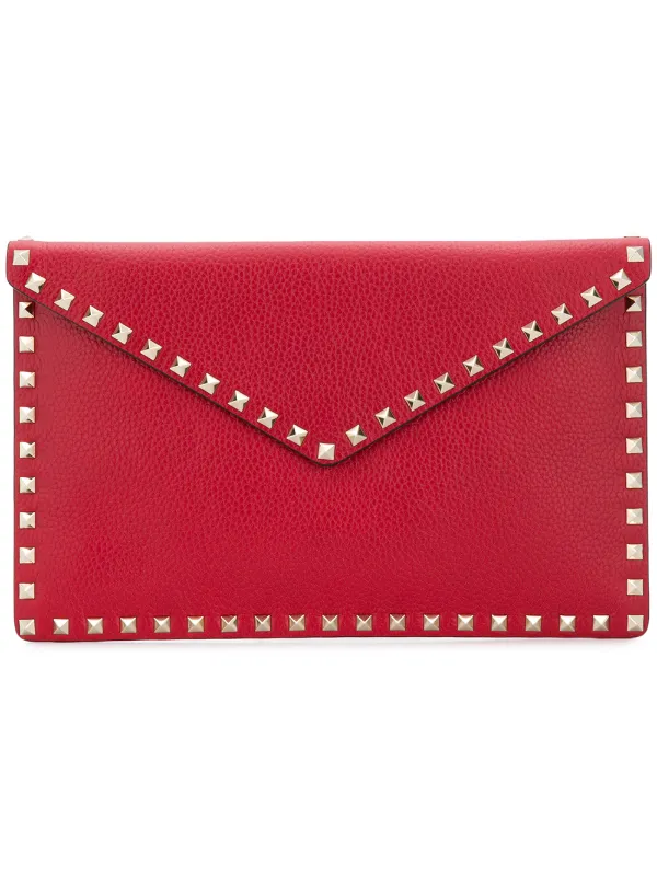 valentino rockstud envelope clutch