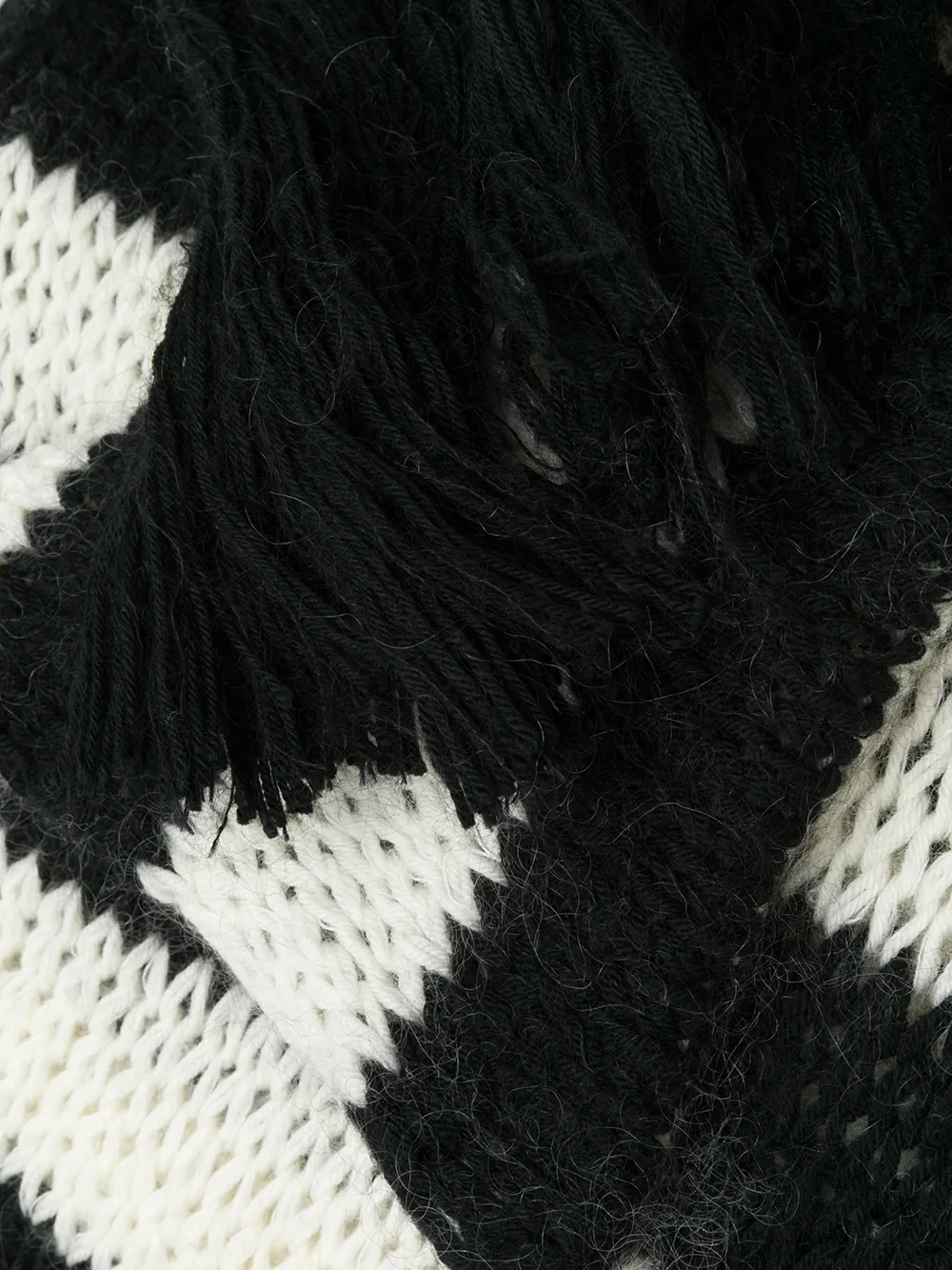 Saint Laurent サンローラン ボーダー マフラー - Farfetch