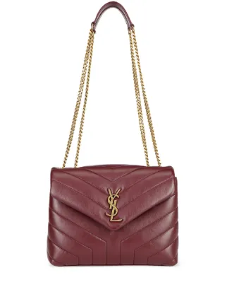 Saint Laurent LouLou Shoulder Bag Red FARFETCH