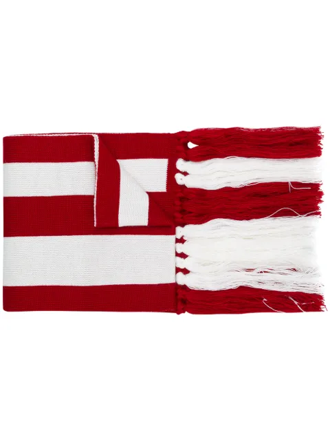 GCDS logo stripe scarf